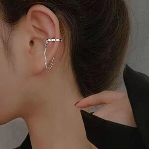 Silver Ear Cuff